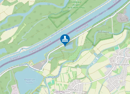 Map of HONAU BADESEE