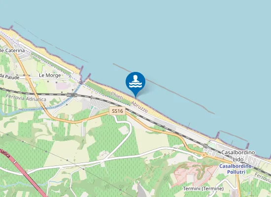 Map of ZONA ANTISTANTE CASA SANTINI