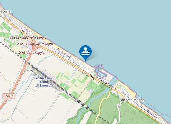 Map of 800 MT A NORD FOCE FIUME SANGRO