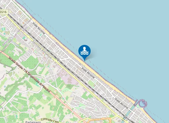 Map of ZONA ANTISTANTE PIAZ.LE ADRIATICO