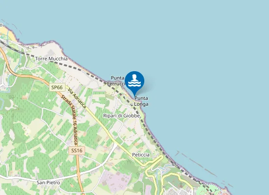 Map of 100 Mt A Nord Di Punta Lungo