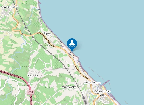 Map of 200 MT A NORD PUNTA DELLA MUCCHIOLA