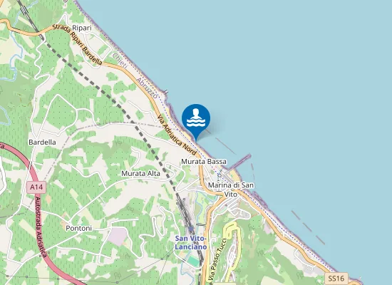 Map of 50 MT A NORD FOSSO CINTIONI