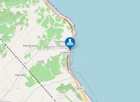 Map of 75 MT A NORD FOCE S. BIAGIO