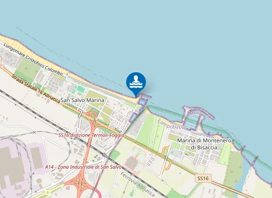 Map of 150 M MORD FOCE FOSSO V. MULINO