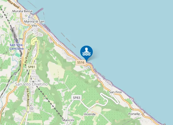 Map of ZONA ANTISTANTE CALATA TURCHINO