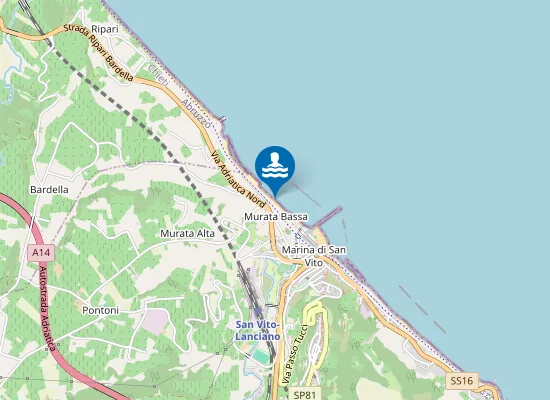 Map of 50 MT. A SUD FOSSO CINTIONI