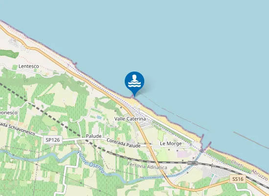 Map of ZONA ANTISTANTE CASELLO FERROVIARIO 395