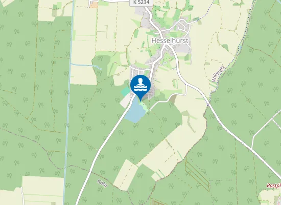 Map of HESSELHURST WALDSEE