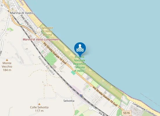 Map of ZONA ANTISTANTE C.DA S. TOMMASO