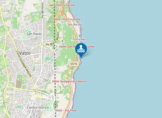 Map of ZONA ANTISTANTE LOC.TA' TORRICELLA