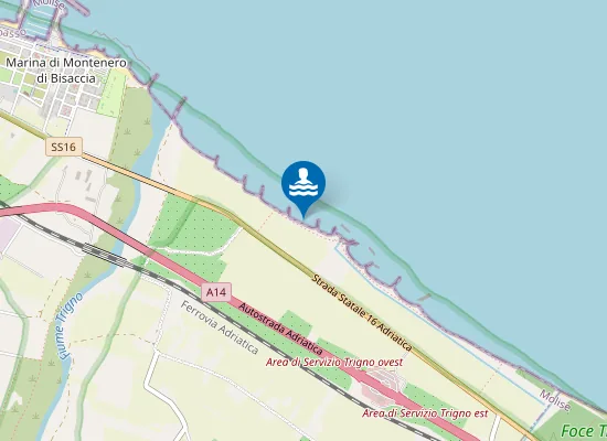 Map of LIDO MONTEBELLO