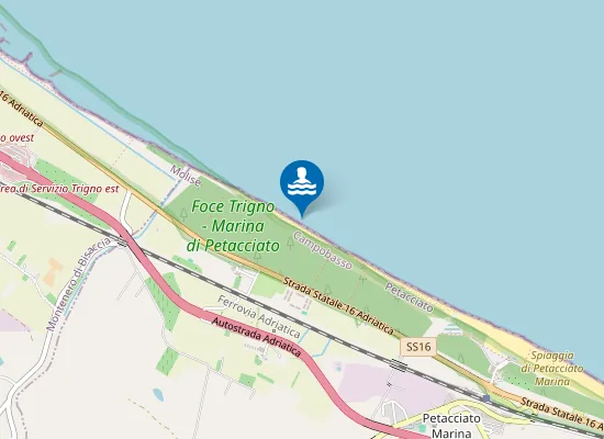 Map of LIDO LUCCIOLE