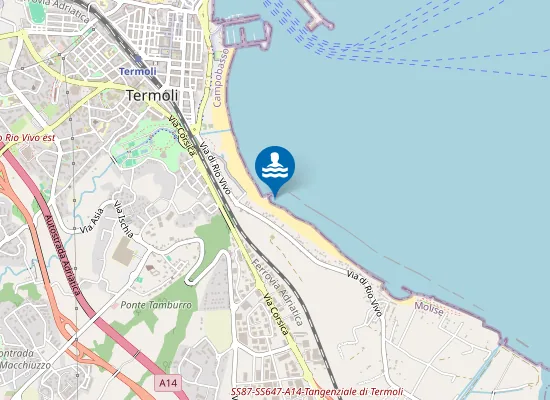 Map of RIO VIVO 50 M. SUD RIO SEI VOCI