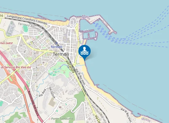 Map of 50 M. NORD RIO VIVO