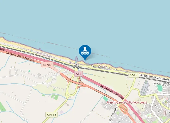 Map of LIDO ALOHA (EX POLIZIA)