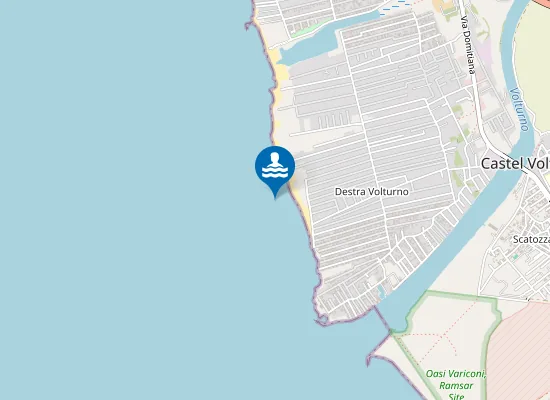 Map of NORD FOCE FIUME VOLTURNO