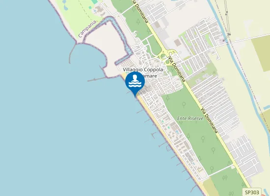 Map of VILLAGGIO COPPOLA