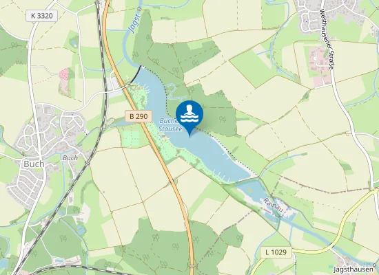 Map of RAINAU BADESEE BUCH