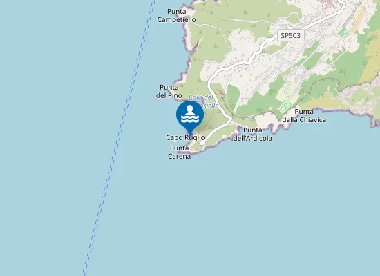 Map of PUNTA DEL PINO