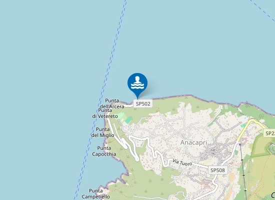 Map of GROTTA AZZURRA