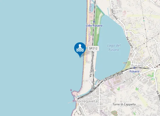 Map of SPIAGGIA ROMANA-LIDO P.S.