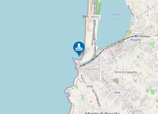 Map of SPIAGGIA ROMANA-LIDI BALNEARI