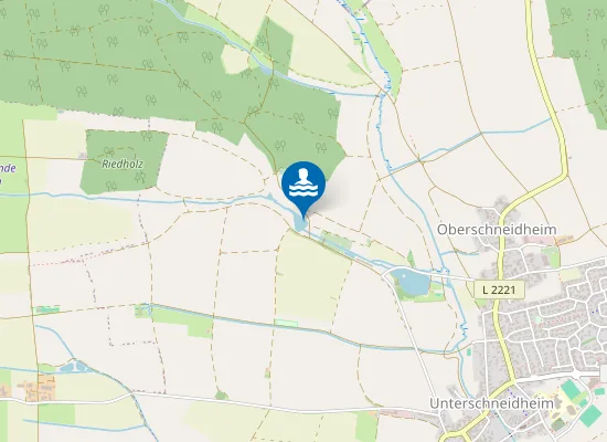 Map of UNTERSCHNEIDHEIM FREIZEITSEE WESTERE