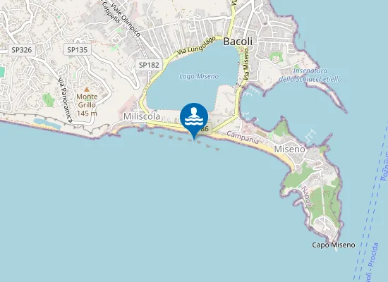 Map of SPIAGGIA MILISCOLA