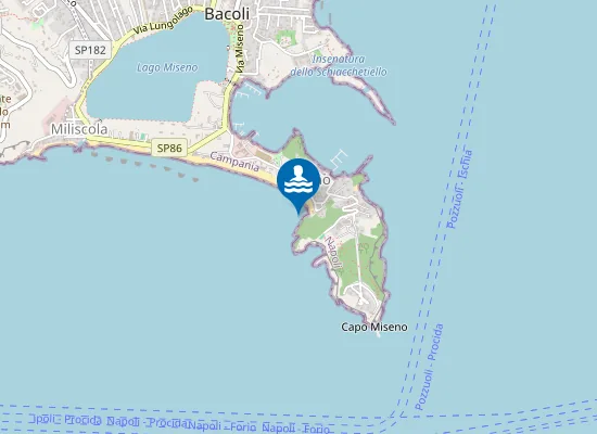 Map of ARENILE DRAGONARA ED ESERCITO