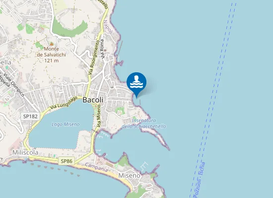 Map of SPIAGGIA DEL POGGIO