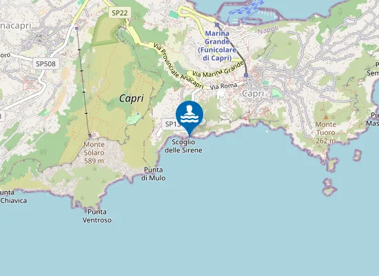 Map of MARINA PICCOLA
