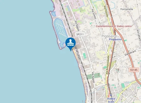 Map of SUD MARINA DI STABIA