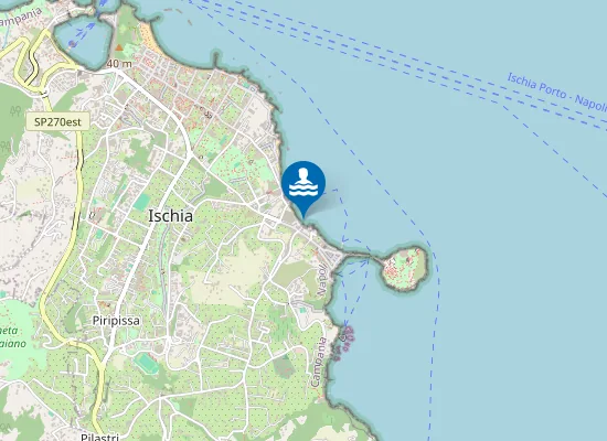 Map of CASTELLO ARAGONESE