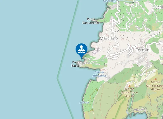 Map of PUNTA VACCOLA