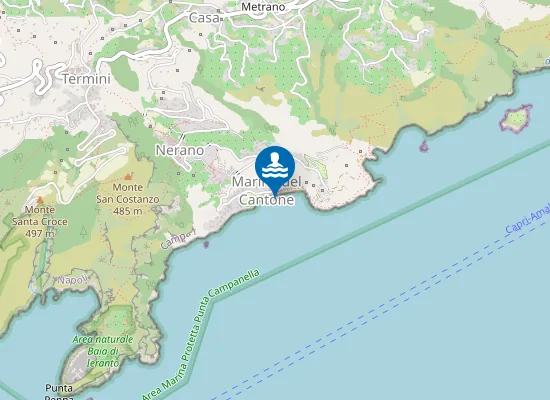 Map of MARINA DEL CANTONE
