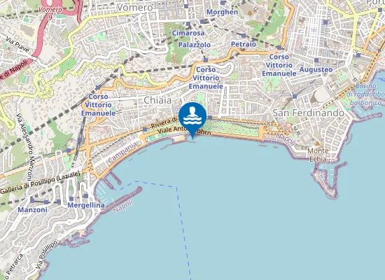 Map of LUNGO MARE CARACCIOLO