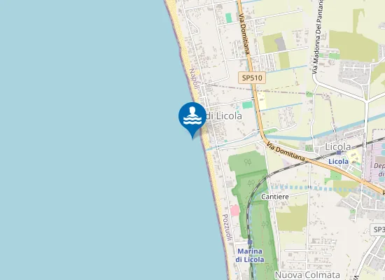 Map of LIDO DI LICOLA
