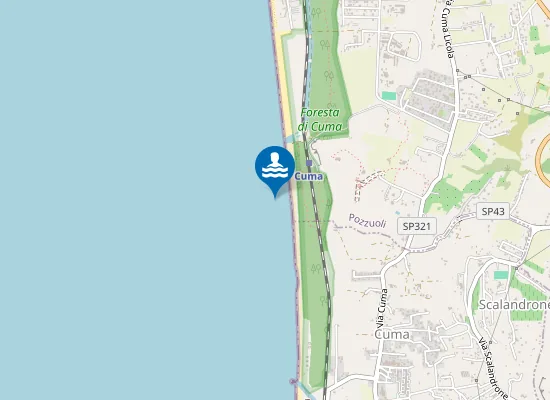 Map of COLLETTORE DI CUMA