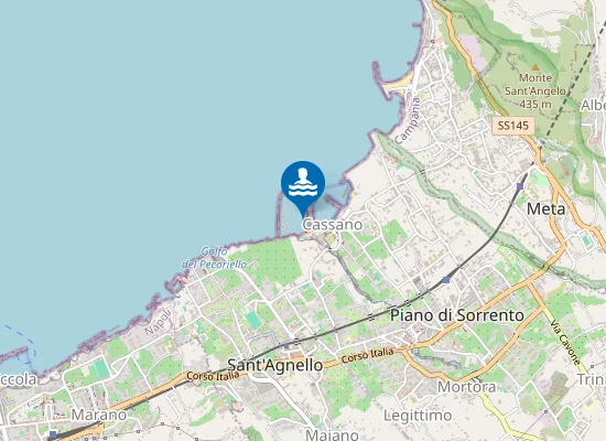 Map of SPIAGGIA DI SANT'AGNELLO