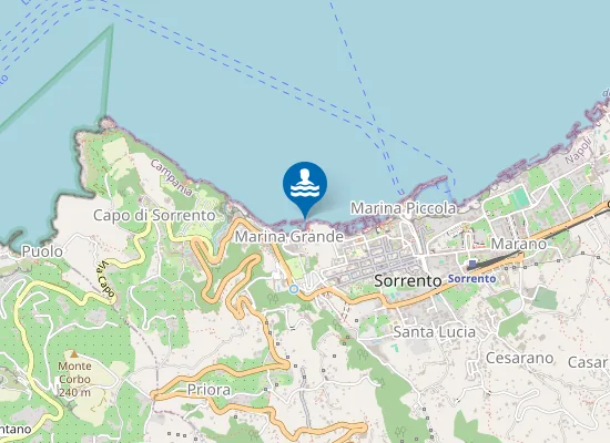 Map of MARINA GRANDE - LATO EST