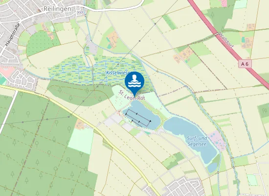 Map of SANKT LEON BADESEE