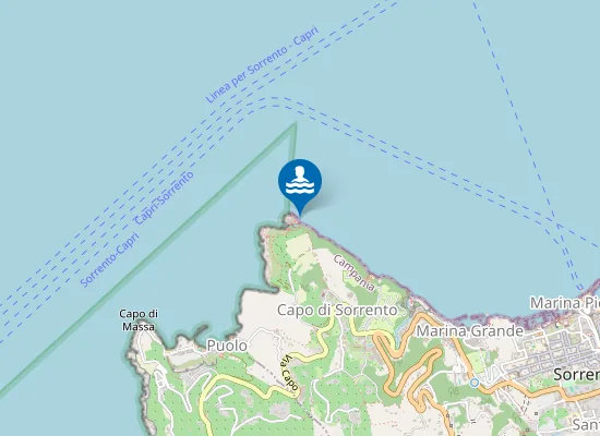 Map of CAPO SORRENTO