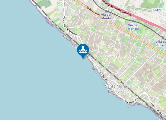 Map of VIA LITORANEA NORD