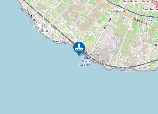 Map of STAZ. DI S. MARIA LA BRUNA