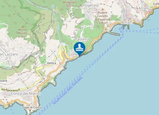 Map of VETTICA MINORE