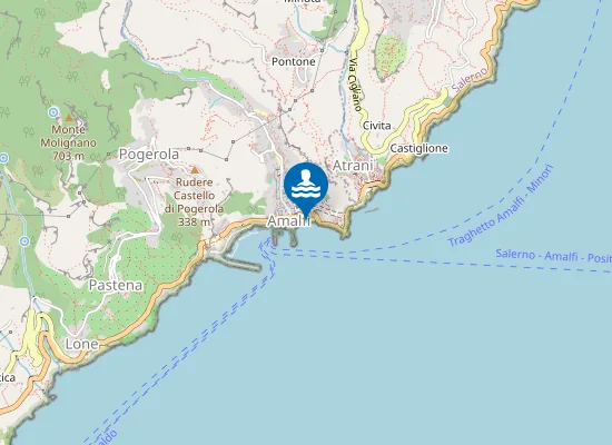 Map of MARINA GRANDE DI AMALFI