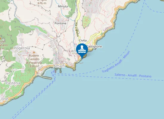 Map of SPIAGGIA DI ATRANI