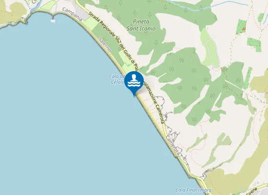 Map of SPIAGGIA MINGARDO