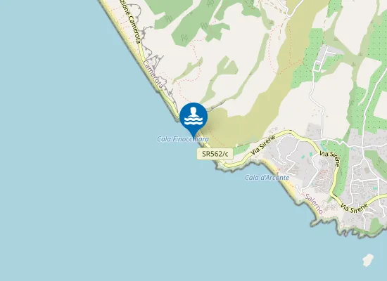 Map of CALA FINOCCHIARA